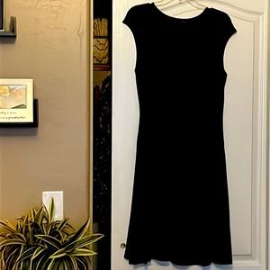 Black knee length dress. Size medium by Grace Elements.